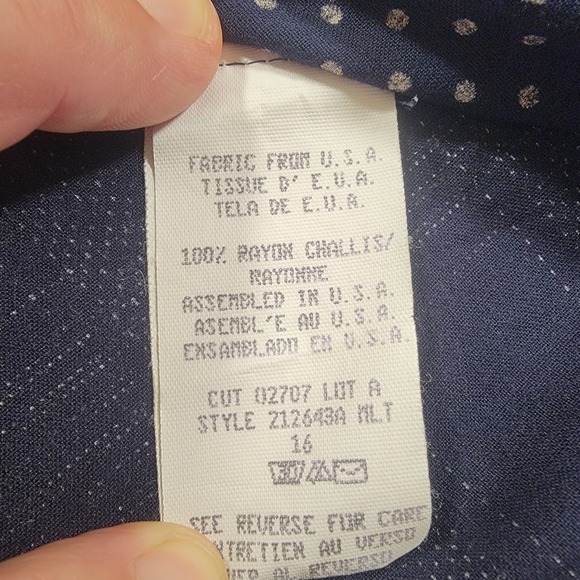 Vtg Carole Little 2‎ Piece Set Skirt Top Women's 16 Polka Dot Plaid Cottagecore - Picture 6 of 14